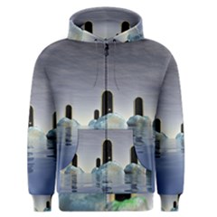 Abstract Gates Doors Stars Men s Zipper Hoodie by Nexatart