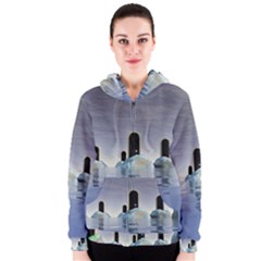 Abstract Gates Doors Stars Women s Zipper Hoodie by Nexatart