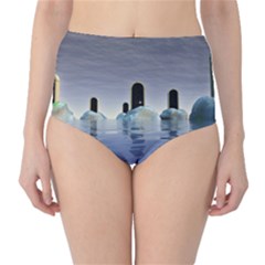 Abstract Gates Doors Stars High-waist Bikini Bottoms by Nexatart