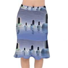 Abstract Gates Doors Stars Mermaid Skirt