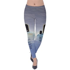 Abstract Gates Doors Stars Velvet Leggings by Nexatart