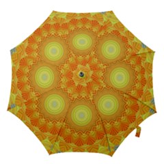 Sunshine Sunny Sun Abstract Yellow Hook Handle Umbrellas (large) by Nexatart