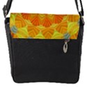 Sunshine Sunny Sun Abstract Yellow Flap Messenger Bag (S) View1