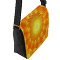 Sunshine Sunny Sun Abstract Yellow Flap Messenger Bag (S) View2