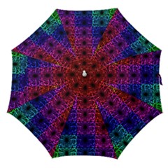 Rainbow Grid Form Abstract Straight Umbrellas by Nexatart