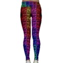 Rainbow Grid Form Abstract Classic Yoga Leggings View2