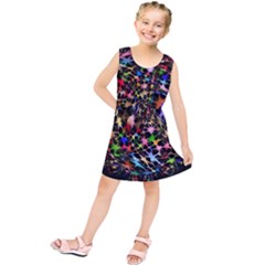 Network Integration Intertwined Kids  Tunic Dress by Nexatart