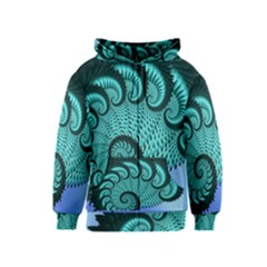 Fractals Texture Abstract Kids  Zipper Hoodie by Nexatart