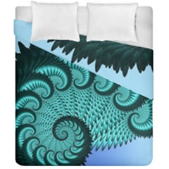 Fractals Texture Abstract Duvet Cover Double Side (california King Size) by Nexatart