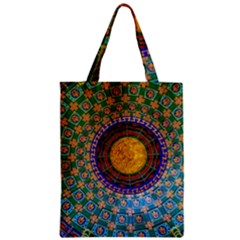 Temple Abstract Ceiling Chinese Zipper Classic Tote Bag