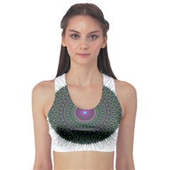 Pattern District Background Sports Bra by Nexatart