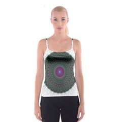 Pattern District Background Spaghetti Strap Top by Nexatart