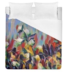 Abstractionism Spring Flowers Duvet Cover (queen Size) by DeneWestUK