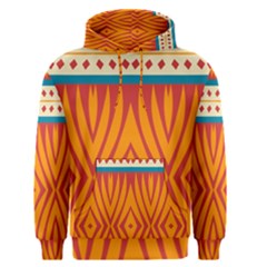 Shapes In Retro Colors       Men s Pullover Hoodie by LalyLauraFLM