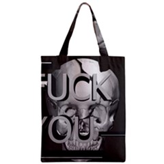  Fuck You Zipper Classic Tote Bag by mugebasakart