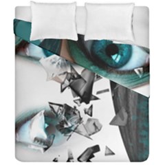 Blue Eye Duvet Cover Double Side (california King Size) by mugebasakart