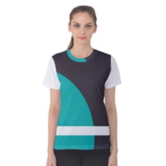 Turquoise Line Women s Cotton Tee