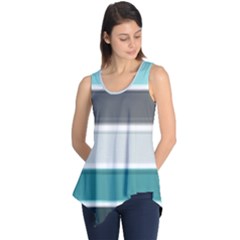 Blues Sleeveless Tunic by mugebasakart