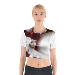 Carnaval Cotton Crop Top by mugebasakart