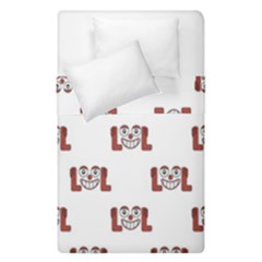 Lol Emoji Graphic Pattern Duvet Cover Double Side (single Size) by dflcprints