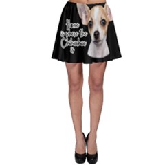 Chihuahua Skater Skirt by Valentinaart