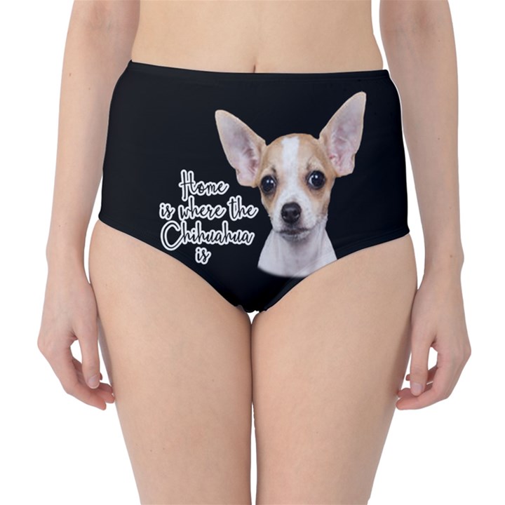 Chihuahua High-Waist Bikini Bottoms