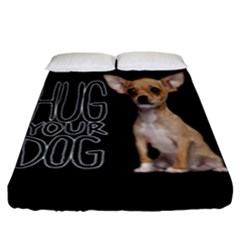 Chihuahua Fitted Sheet (king Size) by Valentinaart