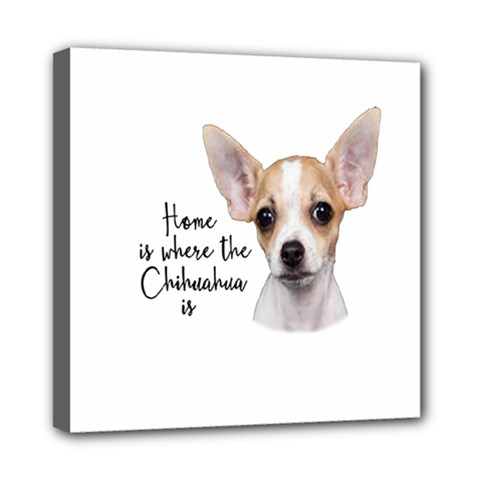 Chihuahua Mini Canvas 8  X 8  by Valentinaart