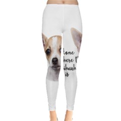 Chihuahua Leggings  by Valentinaart