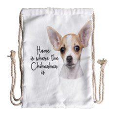 Chihuahua Drawstring Bag (large) by Valentinaart