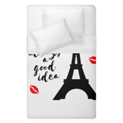 Paris Duvet Cover (single Size) by Valentinaart