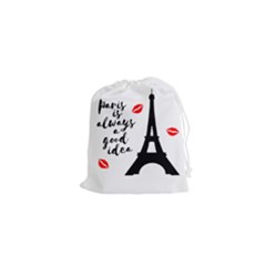 Paris Drawstring Pouches (xs)  by Valentinaart