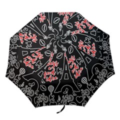 Paris Folding Umbrellas by Valentinaart