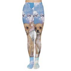 Angel Chihuahua Women s Tights by Valentinaart