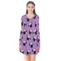 Pug dog pattern Flare Dress View1