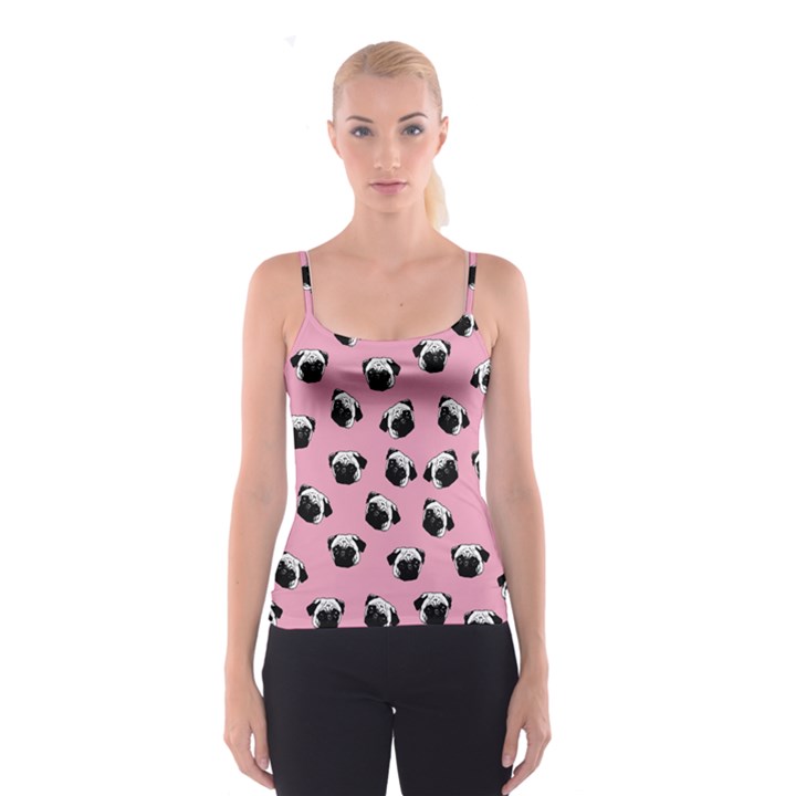 Pug dog pattern Spaghetti Strap Top