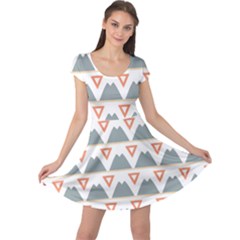 Triangles And Other Shapes          Cap Sleeve Dress by LalyLauraFLM