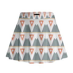 Triangles And Other Shapes             Mini Flare Skirt by LalyLauraFLM