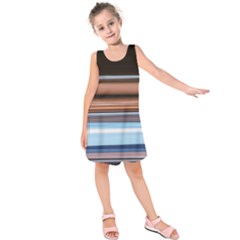 Color Screen Grinding Kids  Sleeveless Dress by Nexatart