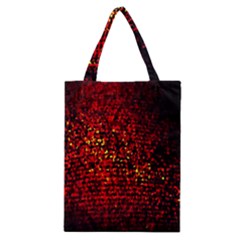 Red Particles Background Classic Tote Bag by Nexatart