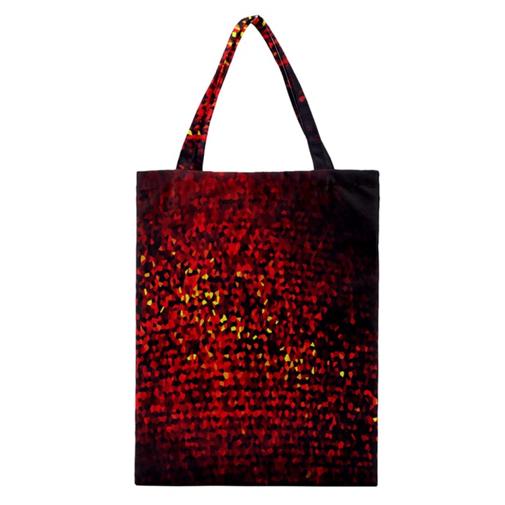 Red Particles Background Classic Tote Bag