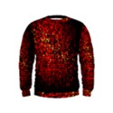 Red Particles Background Kids  Sweatshirt View1