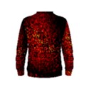 Red Particles Background Kids  Sweatshirt View2