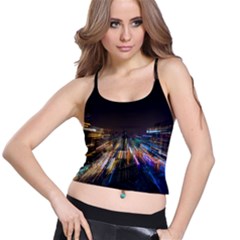 Frozen In Time Spaghetti Strap Bra Top by Nexatart