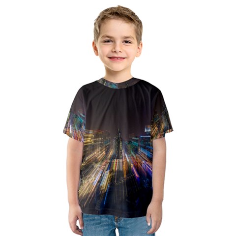 Frozen In Time Kids  Sport Mesh Tee by Nexatart