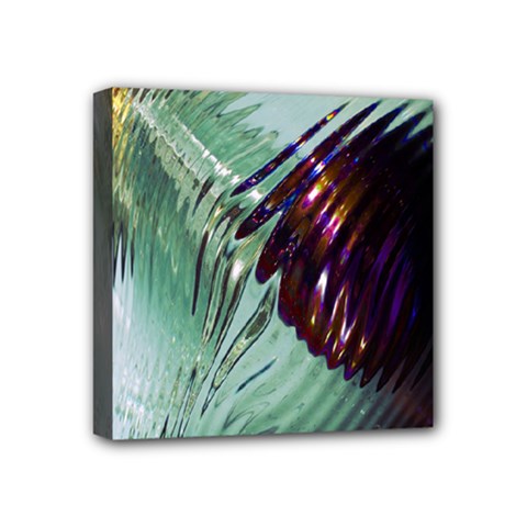 Out Of Time Glass Pearl Flowag Mini Canvas 4  X 4  by Nexatart