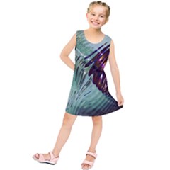 Out Of Time Glass Pearl Flowag Kids  Tunic Dress by Nexatart