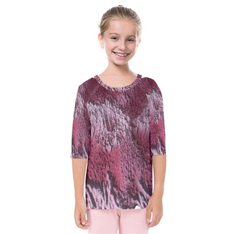 Texture Background Kids  Quarter Sleeve Raglan Tee by Nexatart