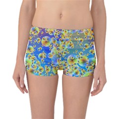 Color Particle Background Boyleg Bikini Bottoms by Nexatart