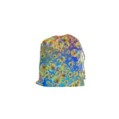 Color Particle Background Drawstring Pouches (xs)  by Nexatart